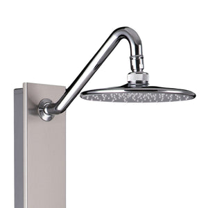 PULSE ShowerSpas Brushed Stainless Steel Shower System - Aloha Shower System 1021-SSB