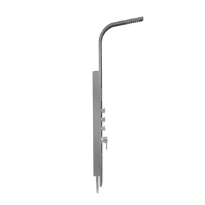 PULSE ShowerSpas Malibu Stainless Steel Brushed ShowerSpa 1043-SSB