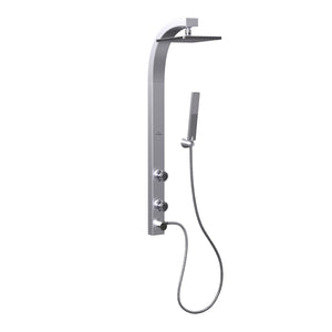 PULSE ShowerSpas Silver ABS Shower System - Splash Shower System 1020-S