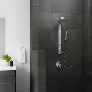 PULSE ShowerSpas Silver ABS Shower System - Splash Shower System 1020-S