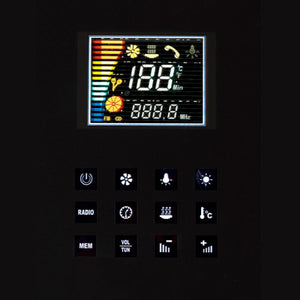 Platinum Corner Steam Shower | 59"x59"x89" DA333F8 - LCD Computer Control Panel - Vital Hydrotherapy