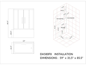 Platinum Combination Steam Shower DA580