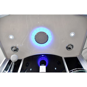 Platinum Free-Standing Steam Shower for Two | 59” x 35” x 87” DZ-956F8-Black