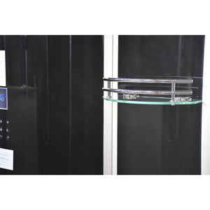 Platinum Free-Standing Steam Shower for Two | 59” x 35” x 87” DZ-956F8-Black