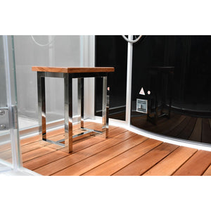 Platinum Free-Standing Steam Shower for Two | 59” x 35” x 87” DZ-956F8-Black