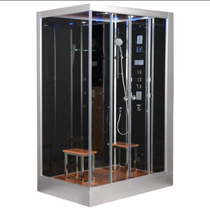 Platinum Walk-In Steam Shower | 59” x 35.4” x 89” DZ961F8