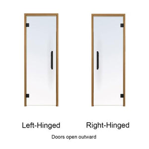 Prosaunas 24x81 Tinted Glass Thermo-Aspen Frame Sauna Door