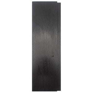 Prosaunas Aspen Midnight Black 1x4 T&G STS4 Sauna Wood, Black-Wax Finished, Tongue & Groove, Nickel-Gap, Wall Material WOOD671