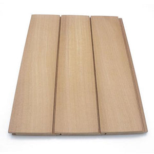 Prosaunas Cedar 1x4 VG T&G Nickel-Gap Sauna Wood Cladding WOOD634