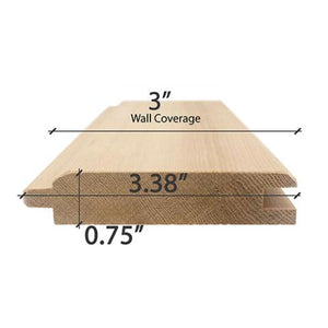 Prosaunas Cedar 1x4 VG T&G V2E Clear Grade A+ Sauna Wood Cladding WOOD633