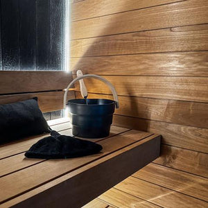 Prosaunas Thermo-Aspen 1x4 T&G STS4 Profile Nickel-Gap Sauna Wood Cladding WOOD665