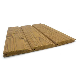 Prosaunas Thermo-Spruce 1x4 T&G STP Profile Medium Gap Sauna Wood Cladding WOOD668