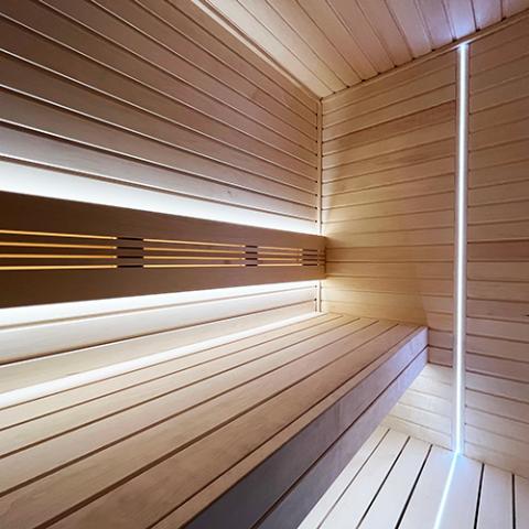Prosaunas Universal 16-Ft White Sauna Light Kit with Flexible LED Strip 128151