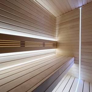 Prosaunas Universal Sauna Light Kit with Two 10-Ft Flexible LED Strips 128152