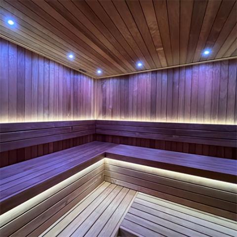 Prosaunas Universal Sauna Light Kit with Two 10-Ft Flexible LED Strips 128152