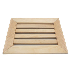 Prosaunas 0.5 in. × 5.9 in. × 7.5 in. Alder Sauna Ventilation Air Grille SA-VNT-GRLL-ALD