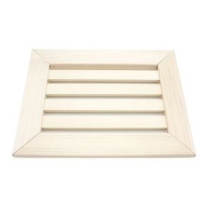 Prosaunas 0.5 in. × 5.9 in. × 7.5 in. Aspen Sauna Ventilation Air Grille SA-VNT-GRLL-ASP