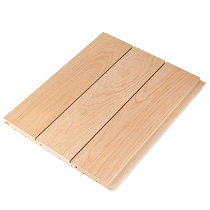Prosaunas 15 mm × 90 mm (1×4) Alder Sauna Wood Tongue & Groove, STS4 Profile, Nickel‑Gap, Wall Material WOOD662