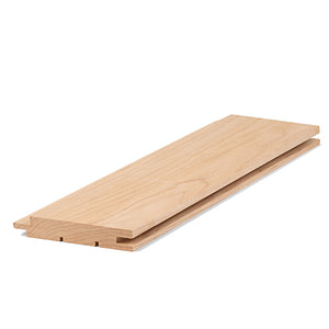 Prosaunas 15 mm × 90 mm (1×4) Alder Sauna Wood Tongue & Groove, STS4 Profile, Nickel‑Gap, Wall Material WOOD662