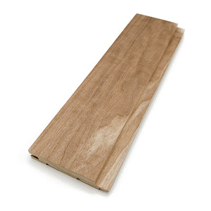 Prosaunas 15 mm × 90 mm (1×4) Thermo‑Aspen Sauna Wood Thermally‑Modified Tongue & Groove, STS4 Profile, Nickel‑Gap, Wall Material WOOD665