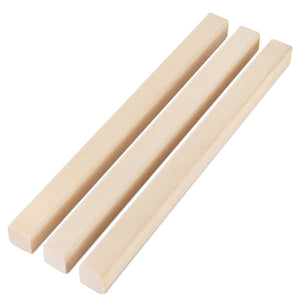 Prosaunas 21 mm × 21 mm (1×1) Aspen Sauna Wood S4SEE SHP Profile, Smooth 4 Sides Eased Edges, Trim Moulding WOOD676