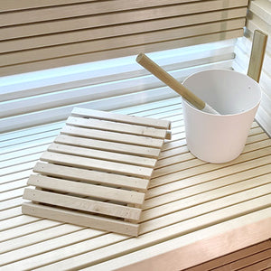 Prosaunas 21 mm × 21 mm (1×1) Aspen Sauna Wood S4SEE SHP Profile, Smooth 4 Sides Eased Edges, Trim Moulding WOOD676