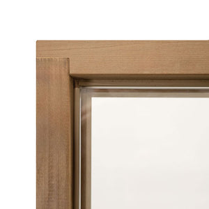 Prosaunas 24x73 Prehung Clear Glass with Thermo Aspen Frame Sauna Door