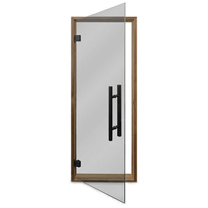 Prosaunas 24x73 Tinted Glass with Thermo-Aspen Frame Sauna Door
