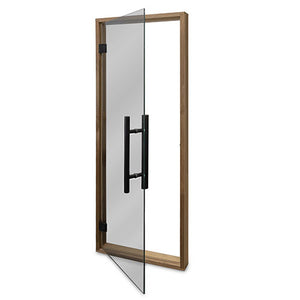 Prosaunas 24x73 Tinted Glass with Thermo-Aspen Frame Sauna Door