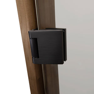 Prosaunas 24x73 Tinted Glass with Thermo-Aspen Frame Sauna Door