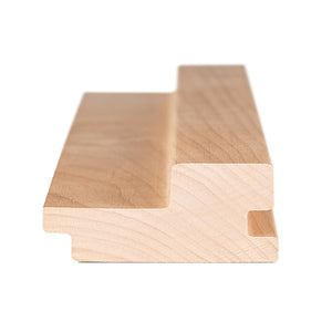 Prosaunas 27 mm × 64 mm (2×3) Alder Grace™ Sauna Wood Tongue & Groove, Large‑Gap, Wall Material WOOD663