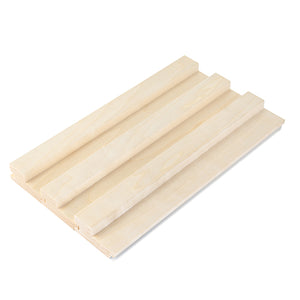 Prosaunas 27 mm × 64 mm (2×3) Aspen Grace™ Sauna Wood Tongue & Groove, Large‑Gap, Wall Material WOOD660