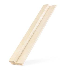 Prosaunas 27 mm × 64 mm (2×3) Aspen Grace™ Sauna Wood Tongue & Groove, Large‑Gap, Wall Material WOOD660
