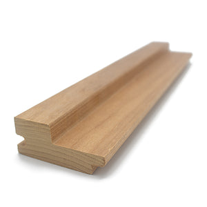 Prosaunas 27 mm × 64 mm (2×3) Thermo‑Aspen Grace™ Sauna Wood Thermally‑Modified Tongue & Groove, Large‑Gap, Wall Material WOOD666