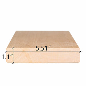 Prosaunas 28 mm × 140 mm (2×6) Alder Sauna Wood S4SEE SHP Profile, Smooth 4 Sides Eased Edges, Bench Material WOOD644