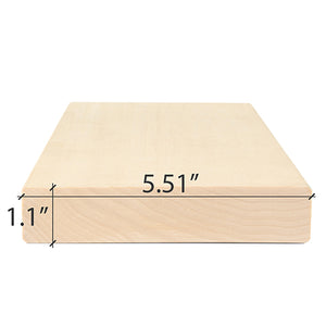 Prosaunas 28 mm × 140 mm (2×6) Aspen Sauna Wood S4SEE SHP Profile, Smooth 4 Sides Eased Edges, Bench Material WOOD639