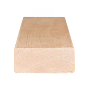 Prosaunas 28 mm × 65 mm (2×3) Alder Sauna Wood S4SEE SHP Profile, Smooth 4 Sides Eased Edges, Bench Material WOOD645