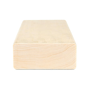 Prosaunas 28 mm × 65 mm (2×3) Aspen Sauna Wood S4SEE SHP Profile, Smooth 4 Sides Eased Edges, Bench Material WOOD640