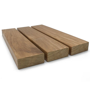 Prosaunas 28 mm × 65 mm (2×3) Thermo‑Aspen Sauna Wood Thermally‑Modified S4SEE SHP Profile, Smooth 4 Sides Eased Edges, Bench Material WOOD650