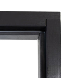 Prosaunas 36 in. × 81 in. Prehung Clear Glass ADA Sauna Door with Black Alder Frame