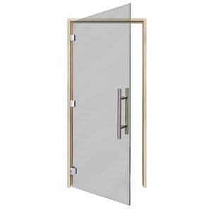 Prosaunas 36 in. × 81 in. Prehung Tinted Glass ADA Sauna Door with Aspen Frame