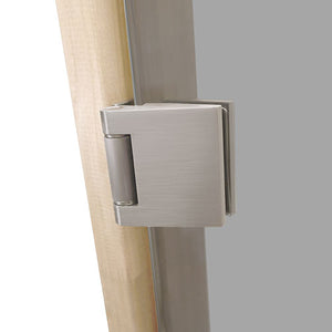 Prosaunas 36 in. × 81 in. Prehung Tinted Glass ADA Sauna Door with Aspen Frame