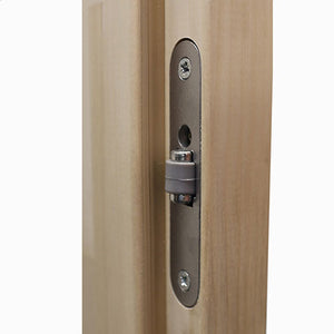Prosaunas 36 in. × 81 in. Prehung Tinted Glass ADA Sauna Door with Aspen Frame