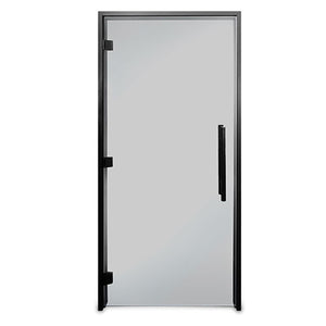 Prosaunas 36 in. × 81 in. Prehung Tinted Glass ADA Sauna Door with Black Alder Frame