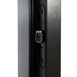 Prosaunas 36 in. × 81 in. Prehung Tinted Glass ADA Sauna Door with Black Alder Frame