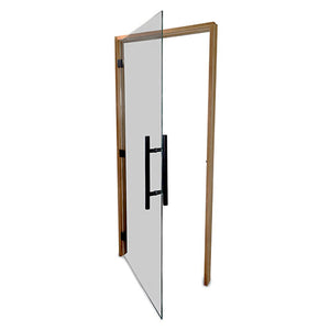 Prosaunas 36 in. × 81 in. Prehung Tinted Glass ADA Sauna Door with Thermo‑Aspen Frame