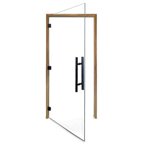 Prosaunas 36x81 Clear ADA Glass with Thermo-Aspen Frame Sauna Door