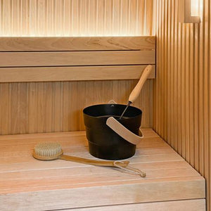Prosaunas Alder 2x4 S4SEE SHP Sauna Wood, Smooth 4 Sides Eased Edges, SHP Profile, Bench Material WOOD646
