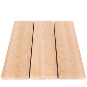 Prosaunas 15 mm × 90 mm (1×4) Cedar Sauna Wood Vertical Grain S4SEE, Smooth 4 Sides Eased Edges, Bench Material WOOD624