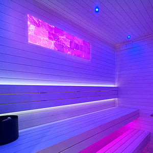 Prosaunas Genuine Customizable Small Himalayan Sauna Salt Feature Light Kit